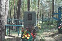 Возложение цветов на могилу Г. Панова