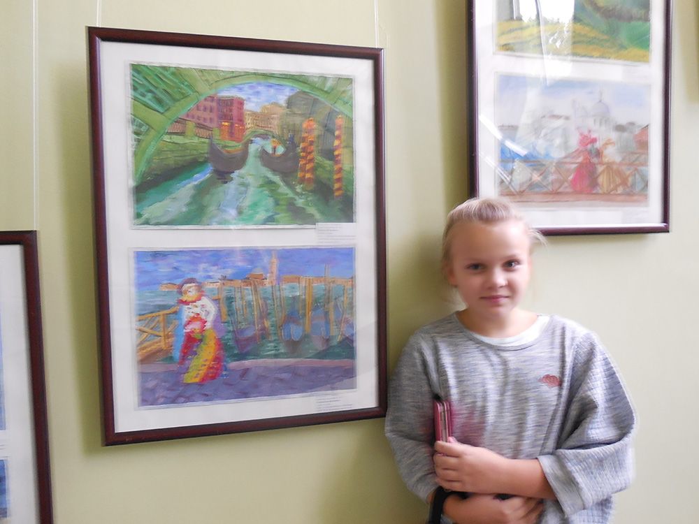 Выставка художественных работ учащихся Барнаульской ДШИ № 1