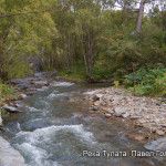 Выход реки Тулаты из-под скалы