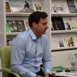 Писатель Илья Кочергин и поэт Александр Вергелис встретились с читателями в программе фестиваля «Шукшинские дни на Алтае»